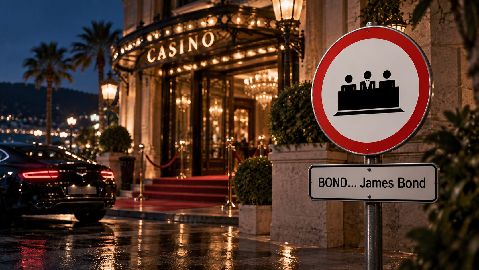 BOND... James Bond, at the casino