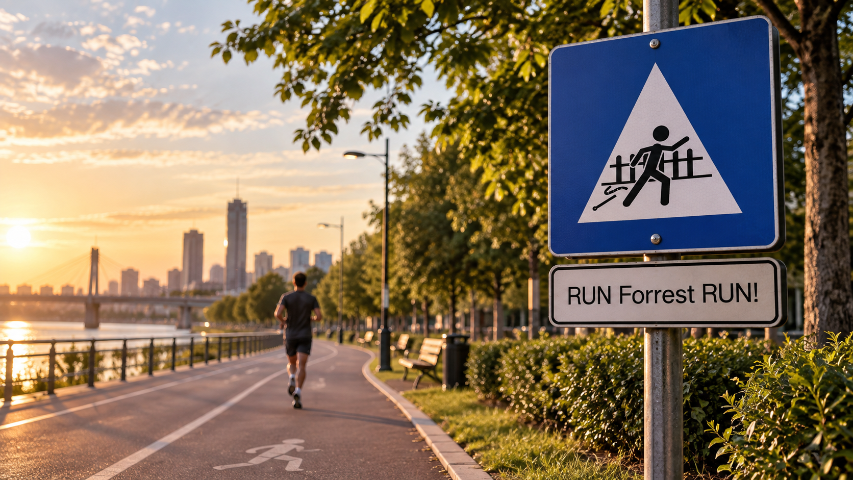 RUN Forrest RUN, on the path