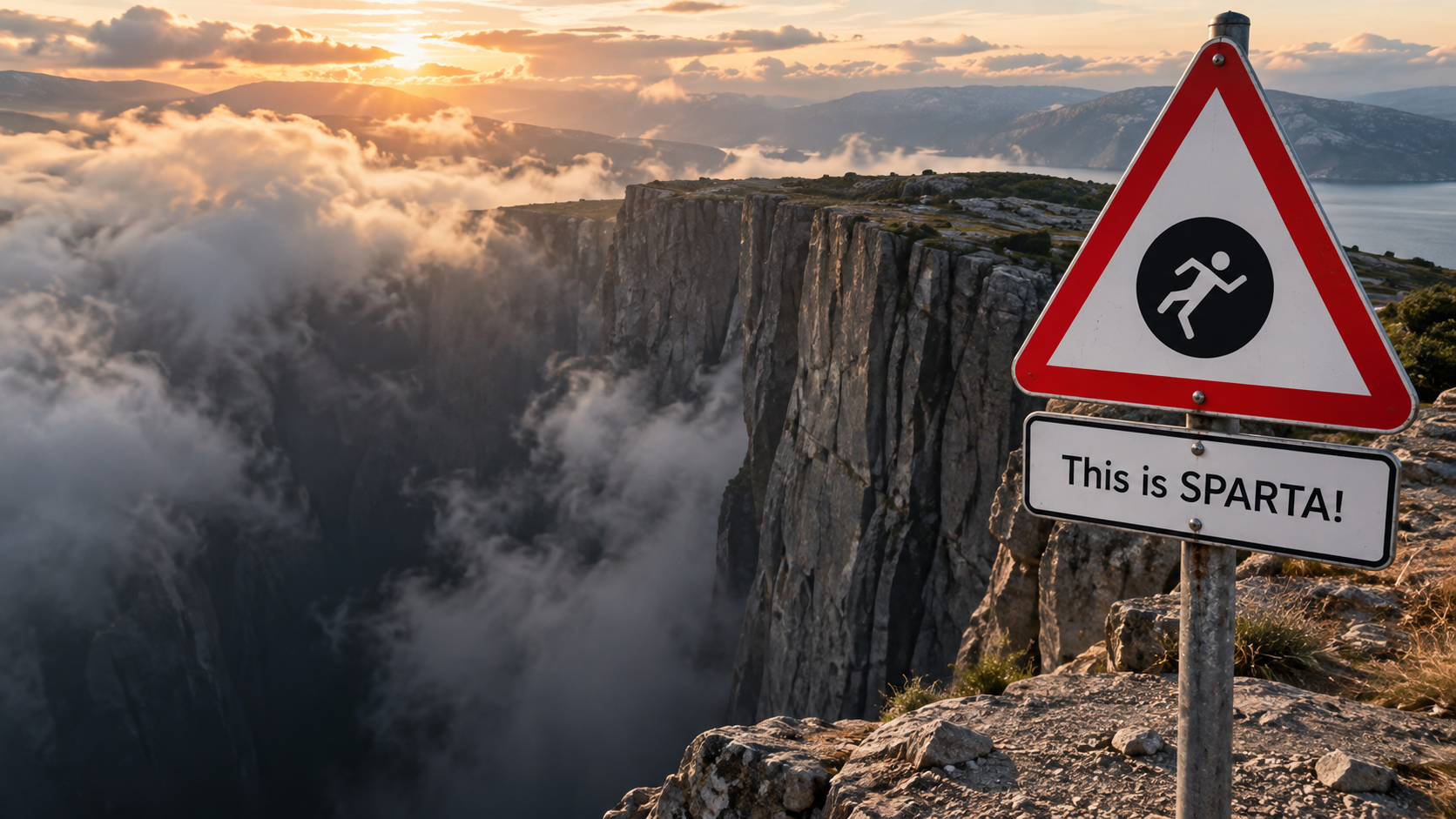 This is SPARTA, at the cliff