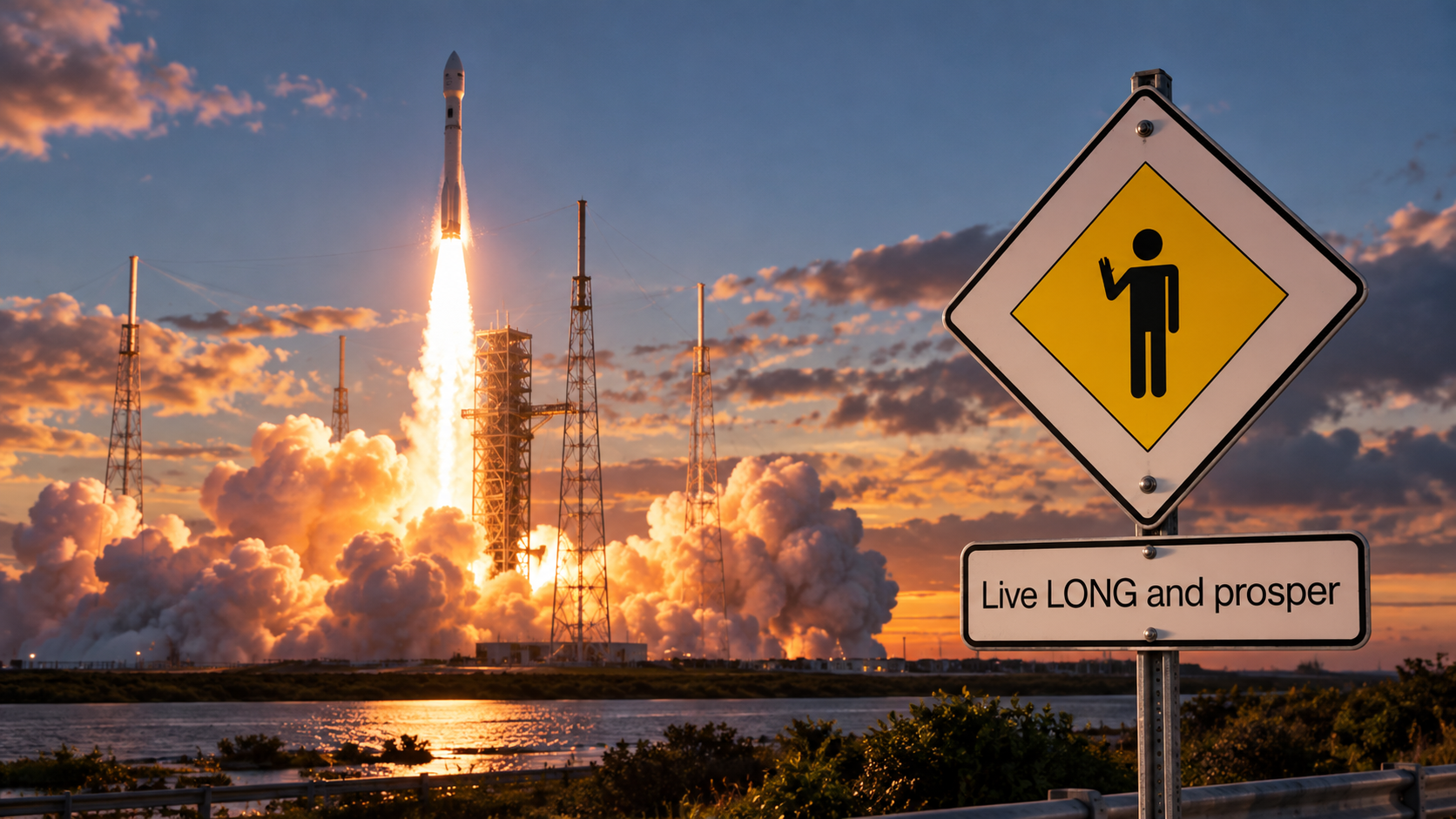 Live LONG and prosper, at the launch pad