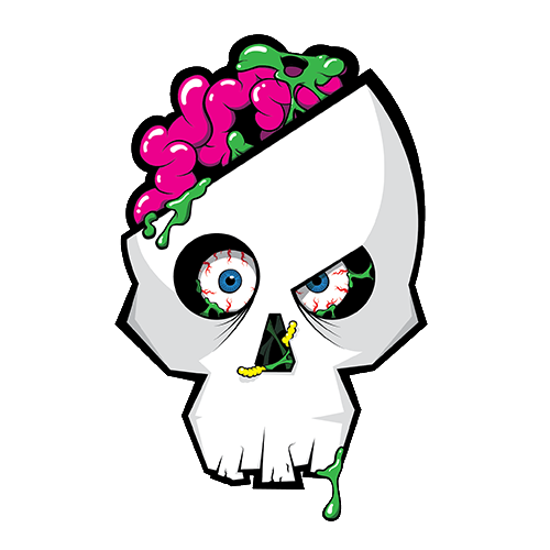 The skull illustration